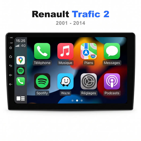 Autoradio CarPlay Renault Trafic 2 (2001-2014)