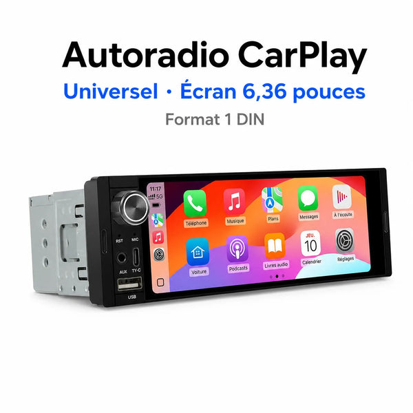 Autoradio CarPlay 1 DIN Universel