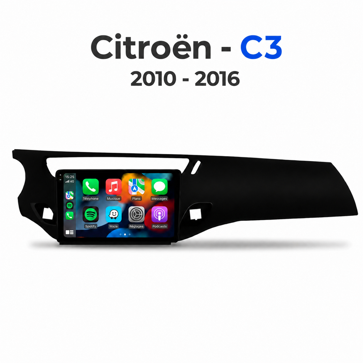 Autoradio CarPlay Citroën C3 (2010-2016)