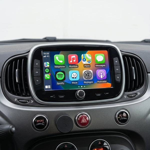 Autoradio CarPlay Fiat 500 (2015-2020)
