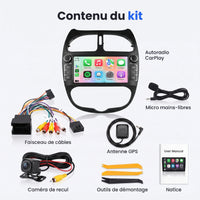 Autoradio CarPlay Peugeot 206 (2000-2008) 9