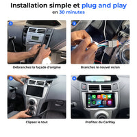 Autoradio CarPlay Toyota Yaris Android 16 (2005-2011) 4