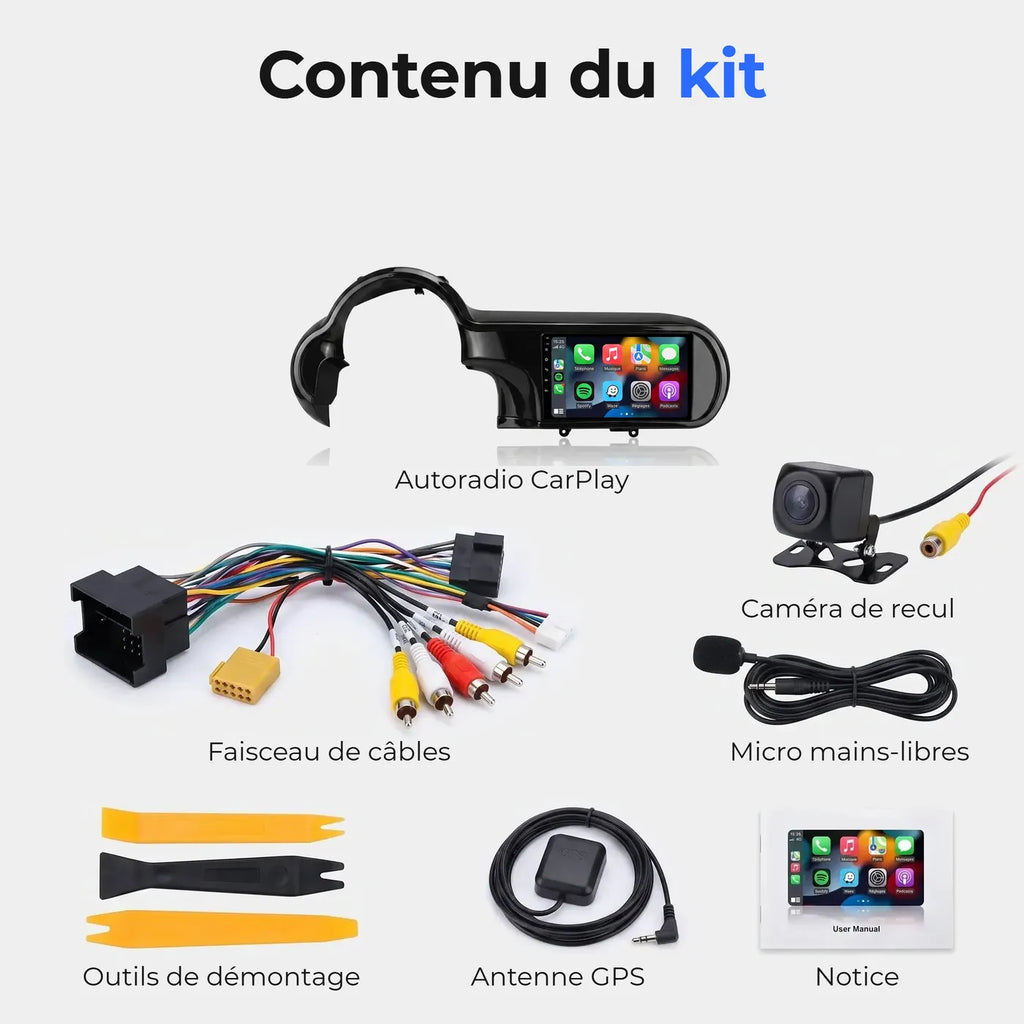 Autoradio CarPlay Twingo 3 (2014-2024)