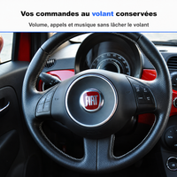 Autoradio CarPlay Fiat 500 Grand Écran (2007-2014) 6