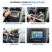 Autoradio CarPlay VW Golf 5 (2003-2009) 4