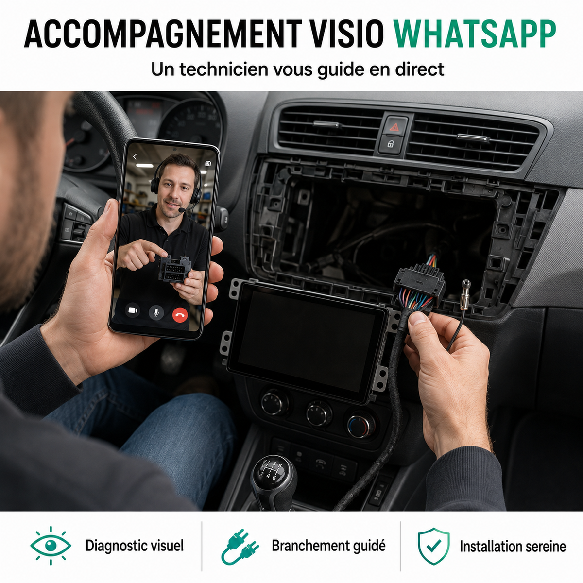 Autoradio CarPlay Citroën C3 (2009-2016)