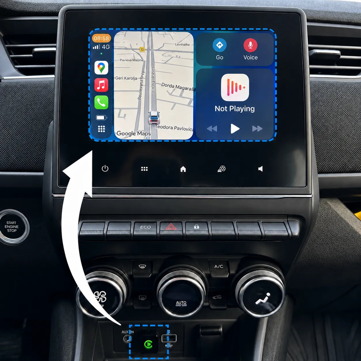 Adaptateur CarPlay sans fil USB