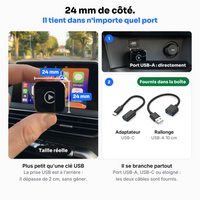 Adaptateur CarPlay sans fil USB 11