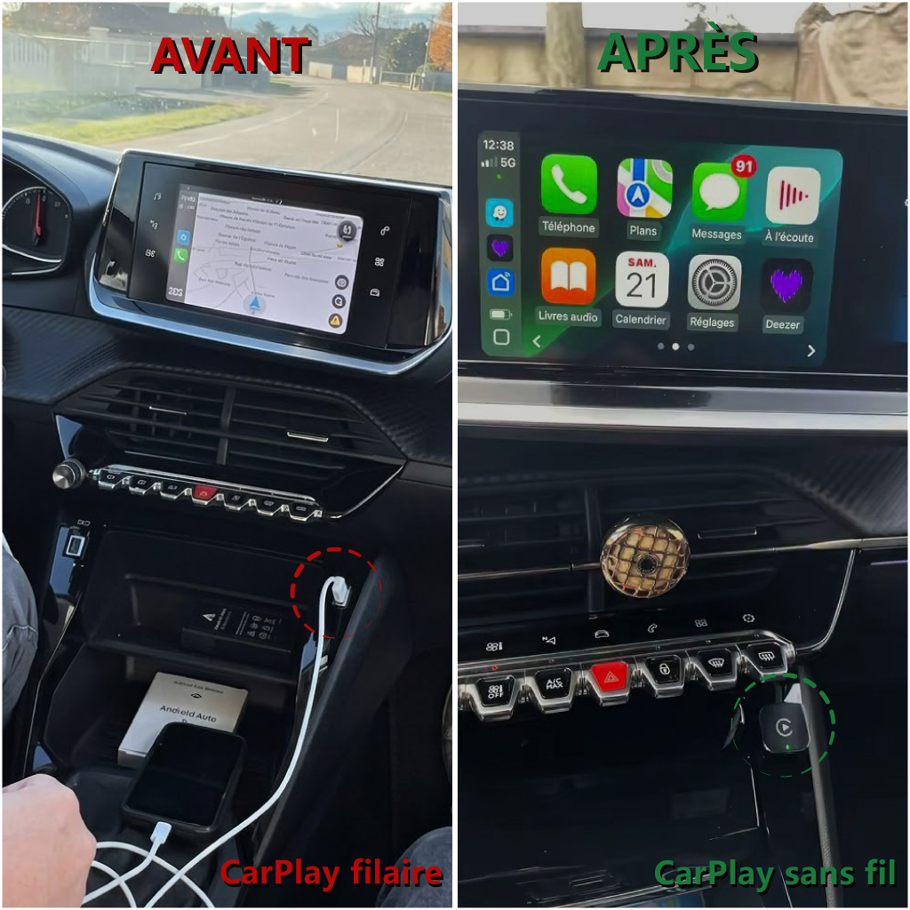 Adaptateur CarPlay sans fil USB