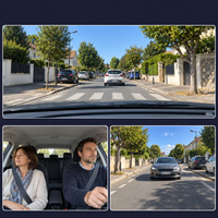 Dashcam voiture Habitacle – 2 ou 3 caméras avant, intérieur et arrière, vision de nuit 6