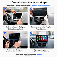 Autoradio CarPlay Peugeot 207 (2006-2015) 3