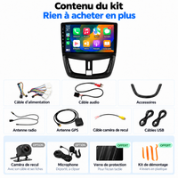 Autoradio CarPlay Peugeot 207 (2006-2015) 12