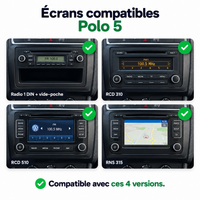 Autoradio CarPlay VW Polo 5 (2009-2017) 3