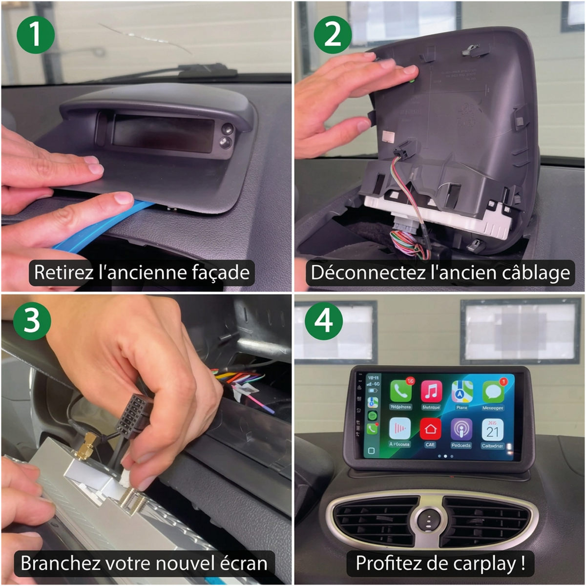 Carplay Renault Clio 3 (2005-2014)