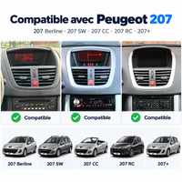 Autoradio CarPlay Peugeot 207 (2006-2015) 4