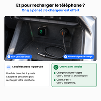 Adaptateur CarPlay sans fil USB 10