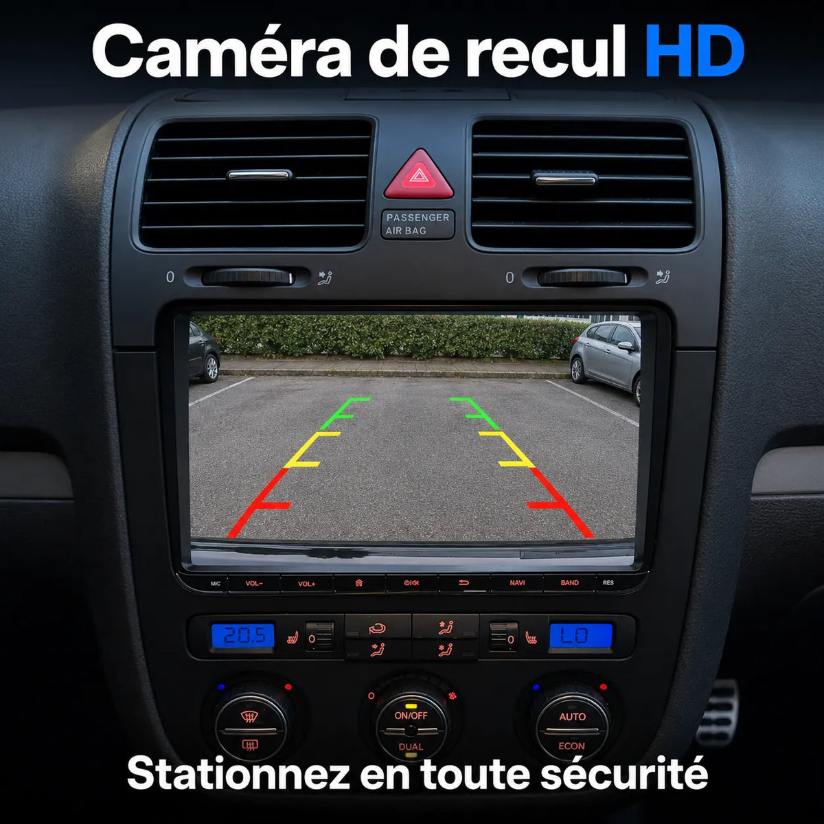 Autoradio CarPlay VW Golf 5 - Écran 9 pouces (2003-2009)