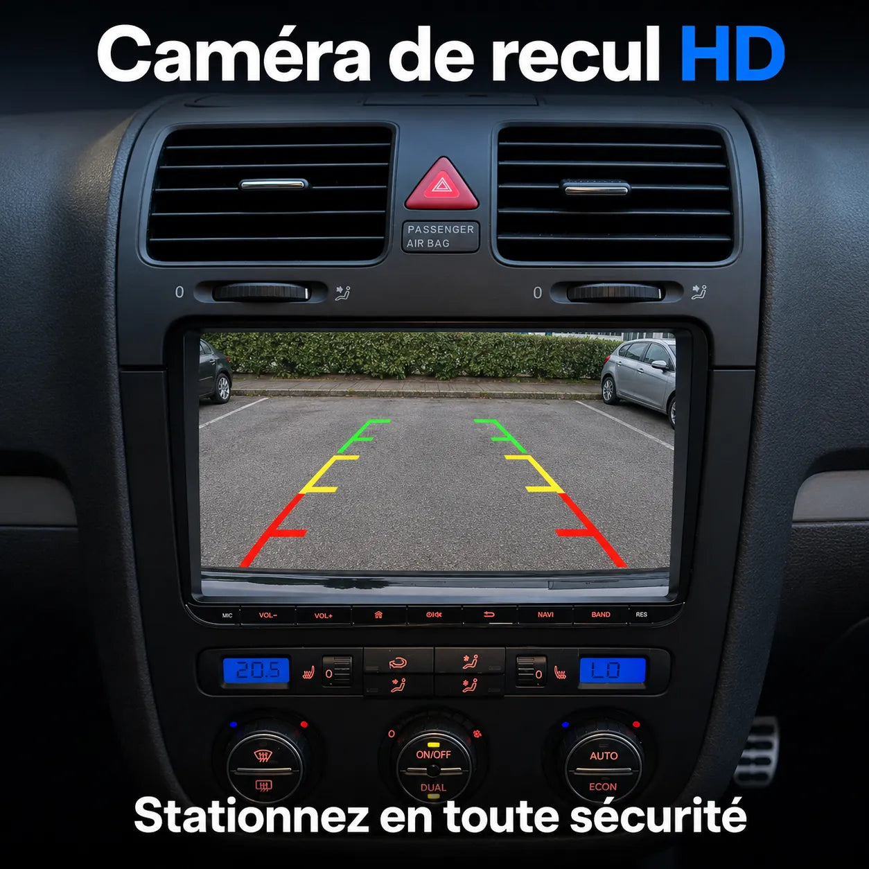 Autoradio CarPlay VW Golf 6 - Écran 9 pouces (2008-2013)
