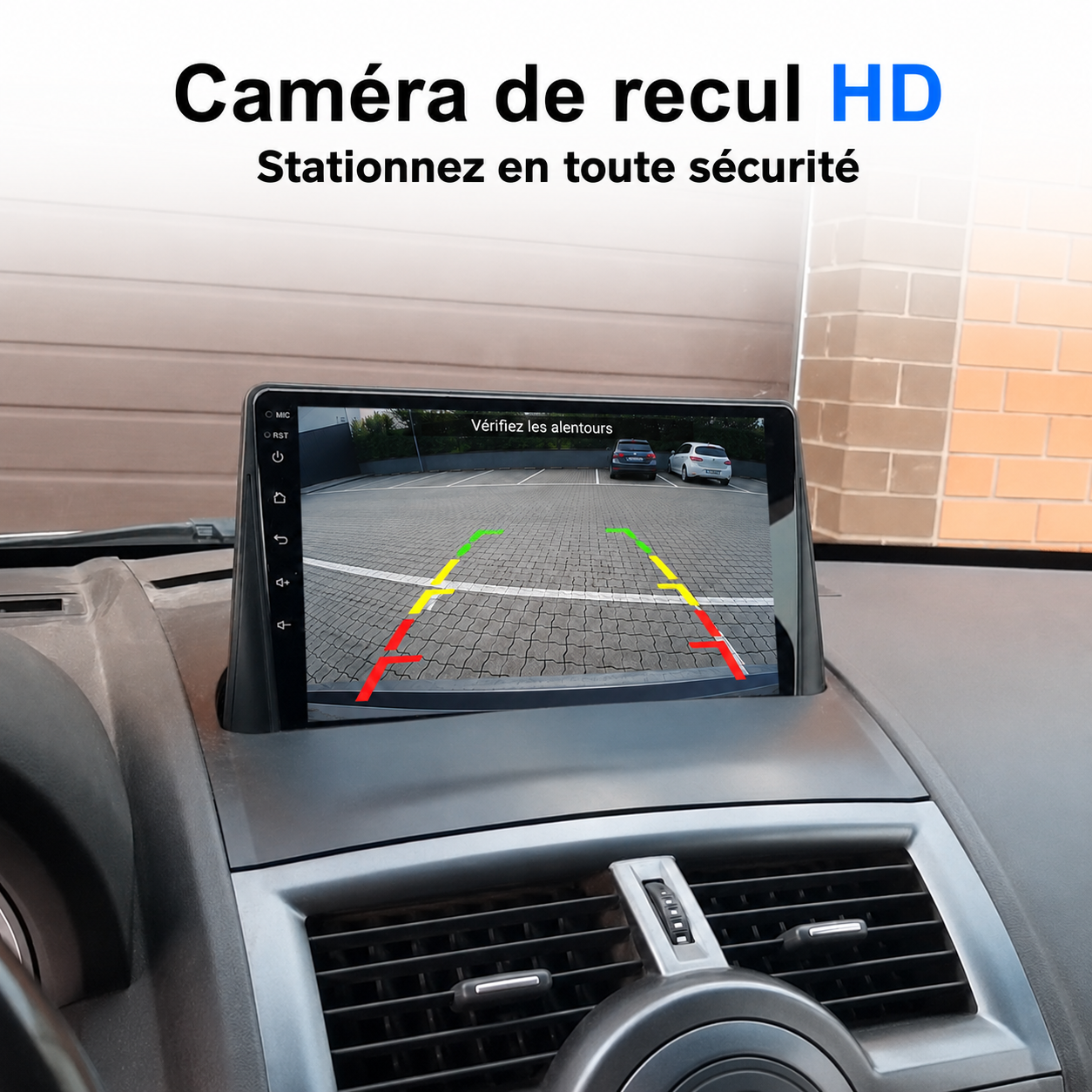 Autoradio CarPlay Mégane 2 - Écran haut (2002-2009)