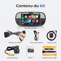 Autoradio CarPlay Fiat 500 (2007-2015) 10