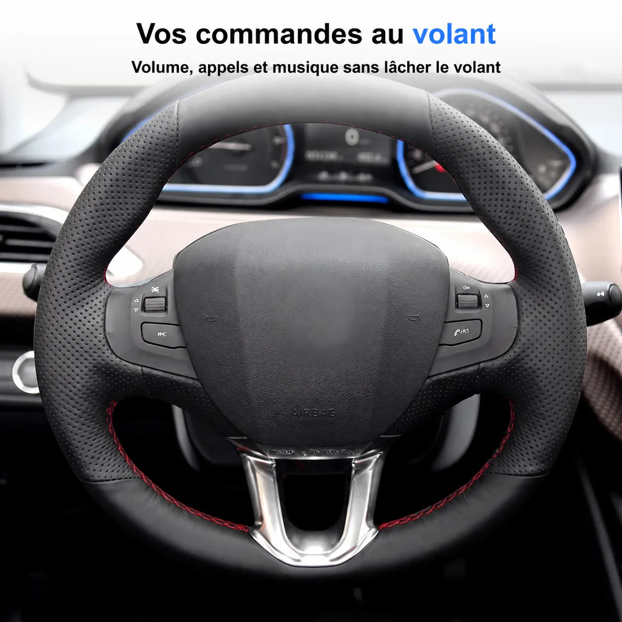 Commandes au volant conservées sur l'autoradio CarPlay