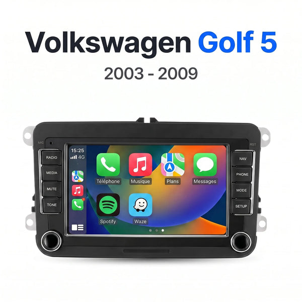 Autoradio CarPlay VW Golf 5 (2003-2009)