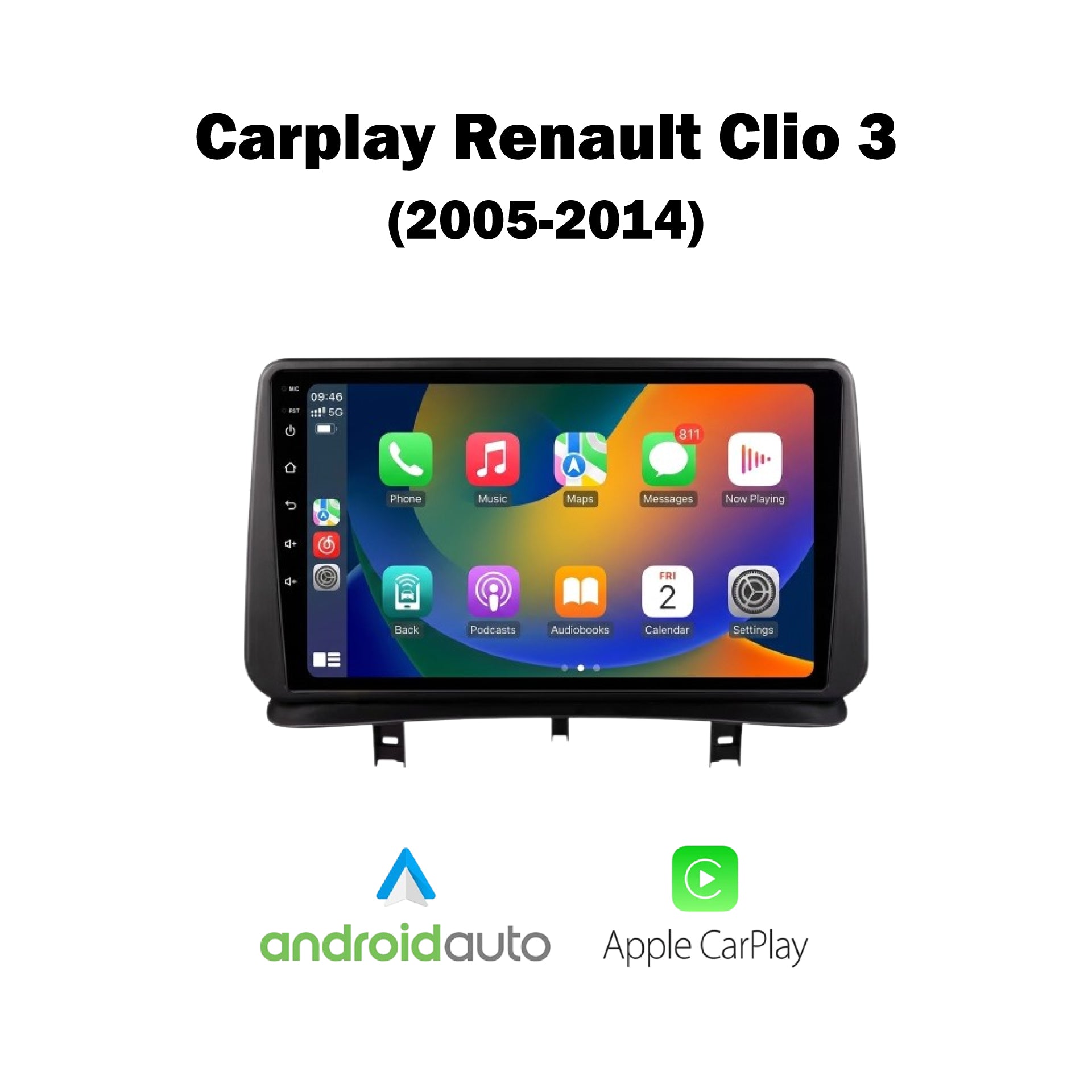 Carplay Renault Clio 3 (2005-2014)