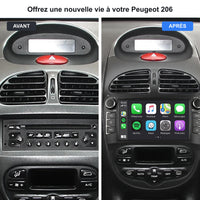 Autoradio CarPlay Peugeot 206 (2000-2008) 3
