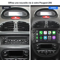 Autoradio CarPlay Peugeot 206 (2000-2008) 3