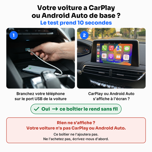 Adaptateur CarPlay sans fil USB